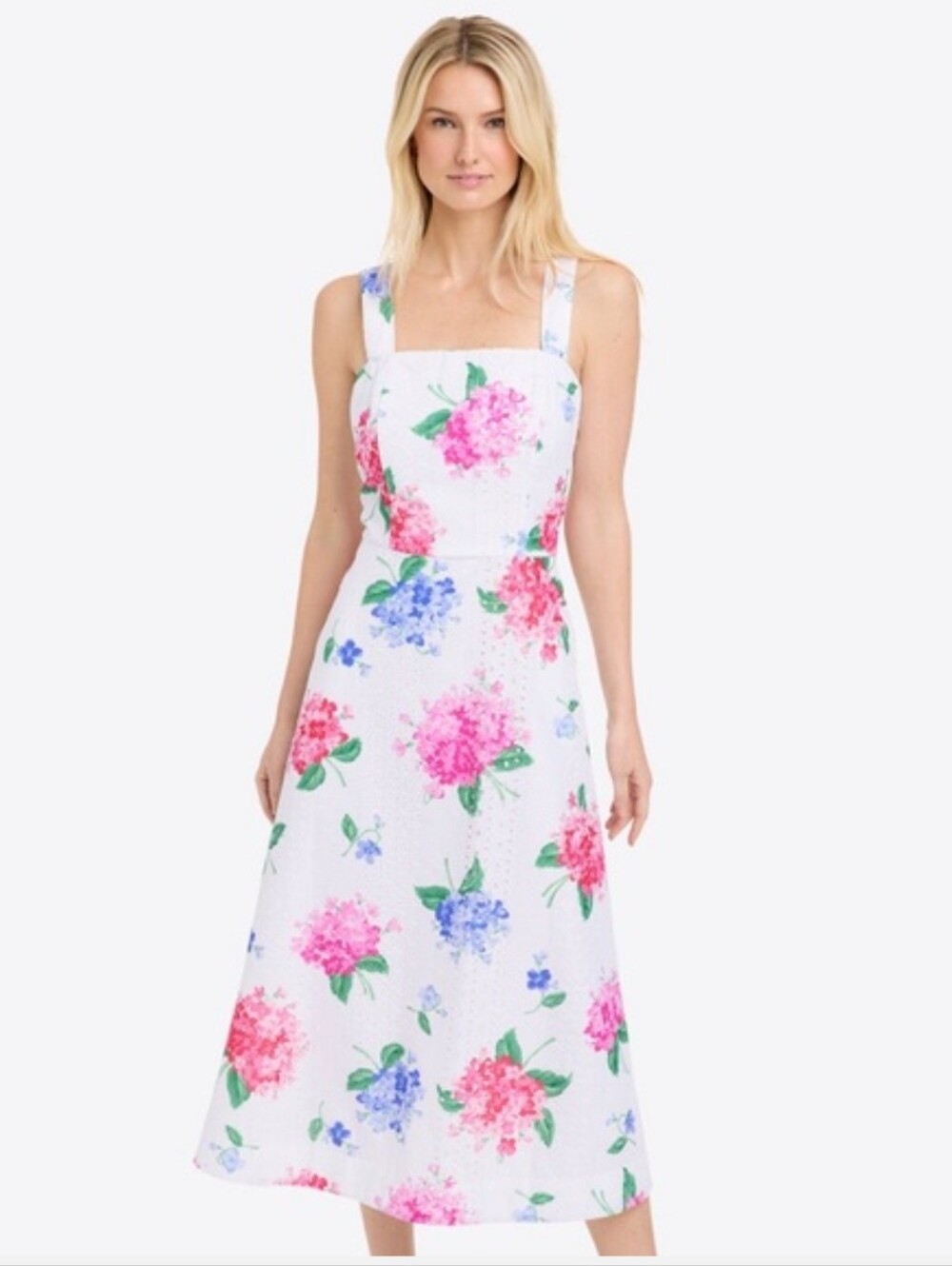 New!!! Draper James ✨️ Magnolia White Multi Women's Dress Size 6